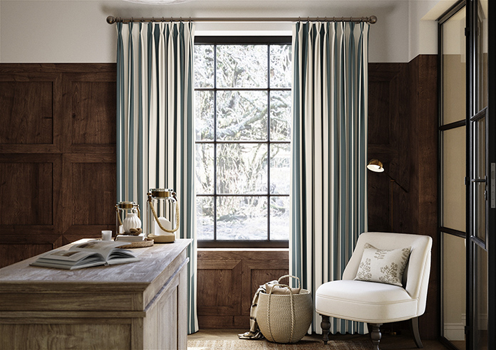 The British Stripe Co. Edward, Teignbridge No.1 - Made to Measure Curtains - Image 3